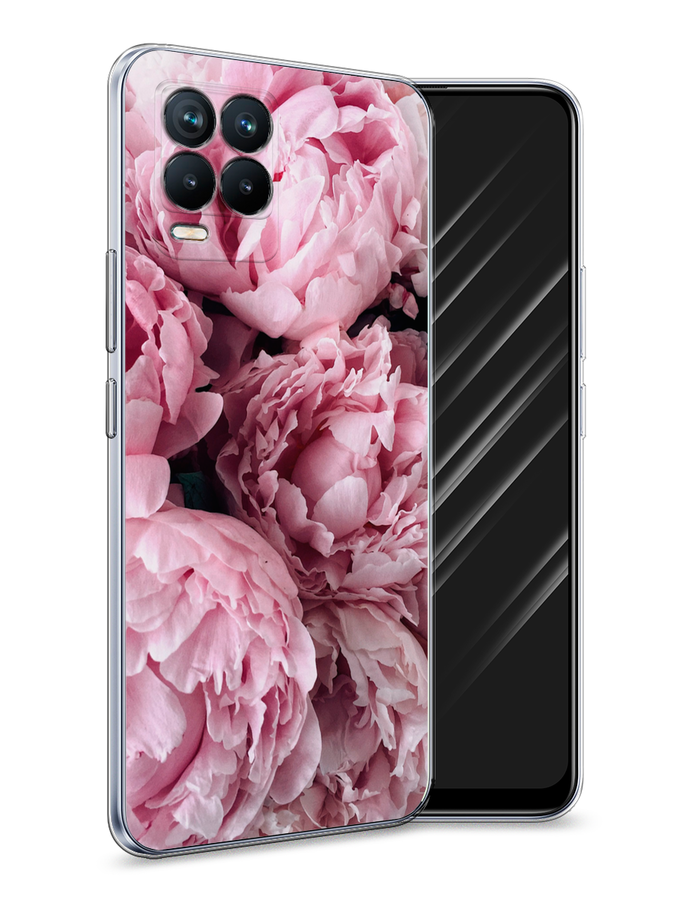 

Чехол Awog на Realme 8 "Нежные пионы", Разноцветный, 255450-8