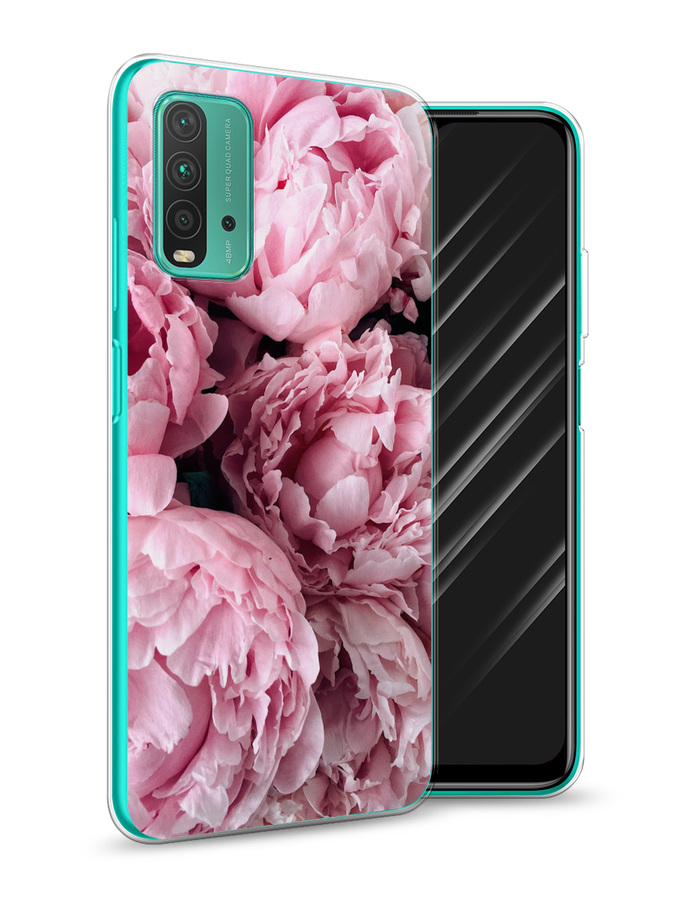 

Чехол Awog на Xiaomi Redmi 9T "Нежные пионы", Разноцветный, 39850-8