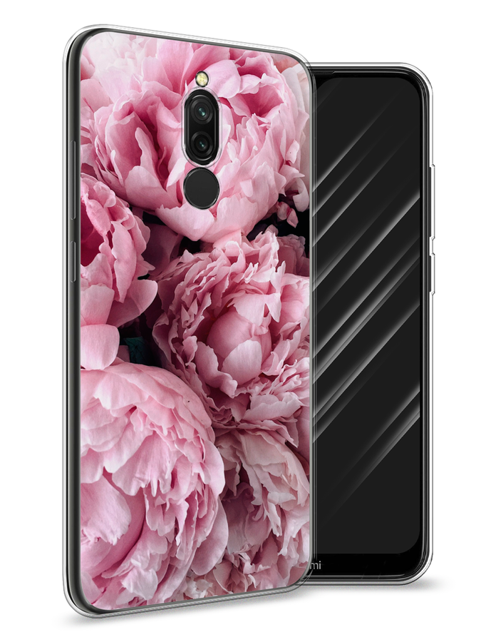 

Чехол Awog на Xiaomi Redmi 8 "Нежные пионы", Разноцветный, 37150-8