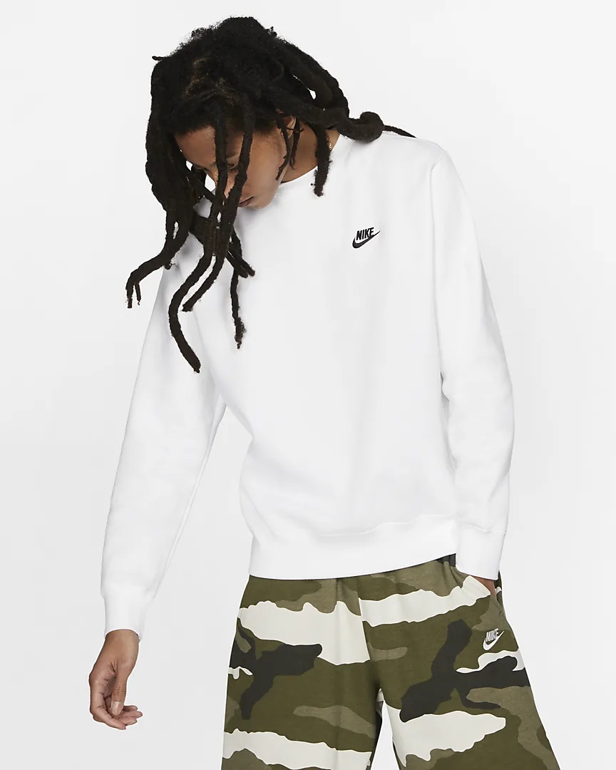 Свитшот мужской Nike 839667-100 белый XL