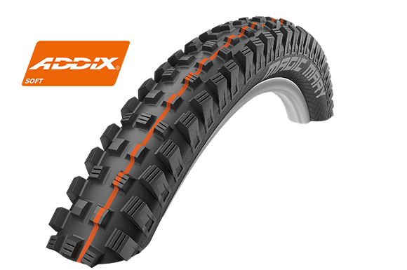 фото Велосипедная покрышка schwalbe 27.5x2.35 magic mary addix soft snakeskin, tl easy, e-25