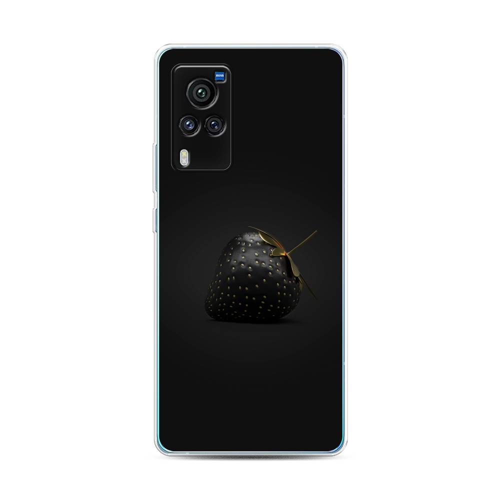 

Чехол Awog на Vivo X60 Pro "Черная клубника", Разноцветный, 263850-10