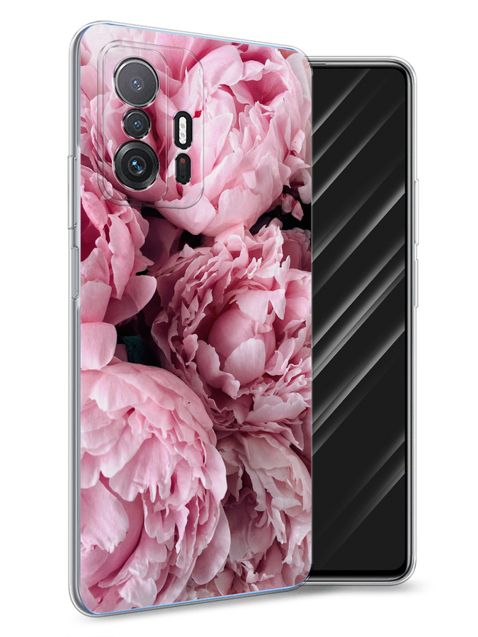 

Чехол Awog на Xiaomi Mi 11T "Нежные пионы", Разноцветный, 311250-8