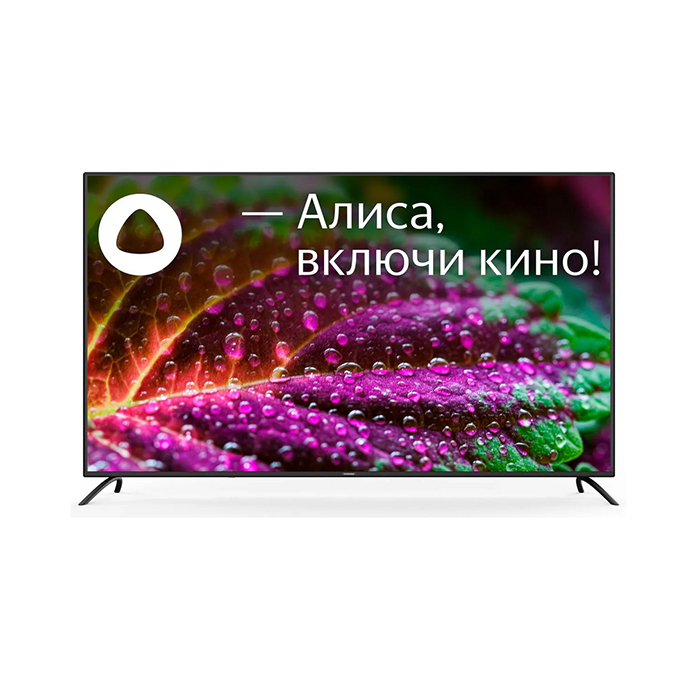 

65 Телевизор StarWind SW-LED65UG402, 4K Ultra HD, стальной, СМАРТ ТВ, YaOS