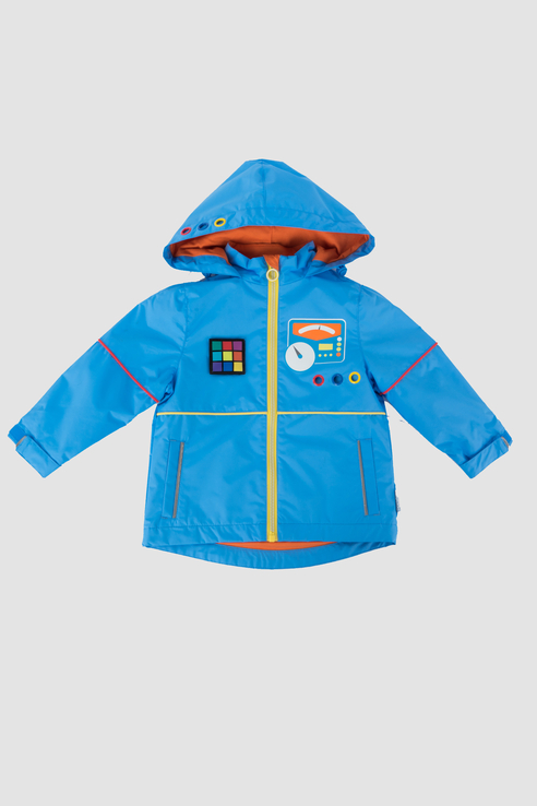 фото Легкая куртка с тефлоновым покрытием crockid вк 30088/1 гр синий 86-92