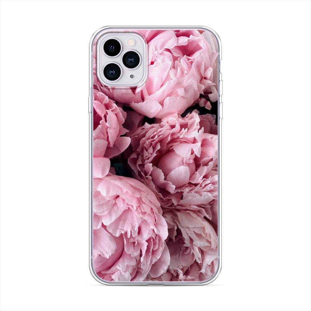 фото Чехол awog "нежные пионы" для apple iphone 11 pro max