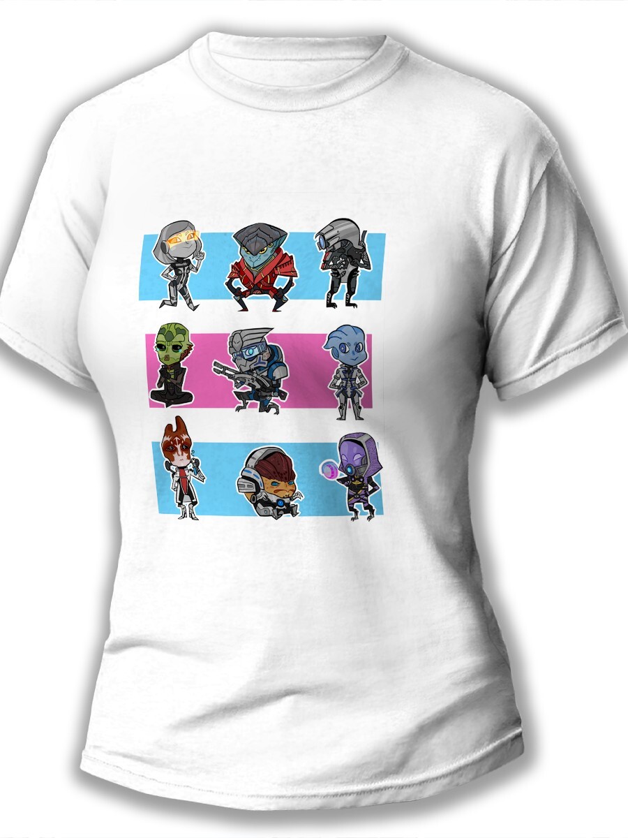 Футболка женская На стиле! F-W-2508-1308 белая, 2XL