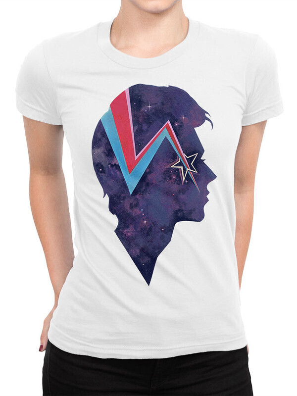 

Футболка женская Dream Shirts David Bowie Дэвид Боуи Женская 50008471 белая L, David Bowie Дэвид Боуи Женская 50008471