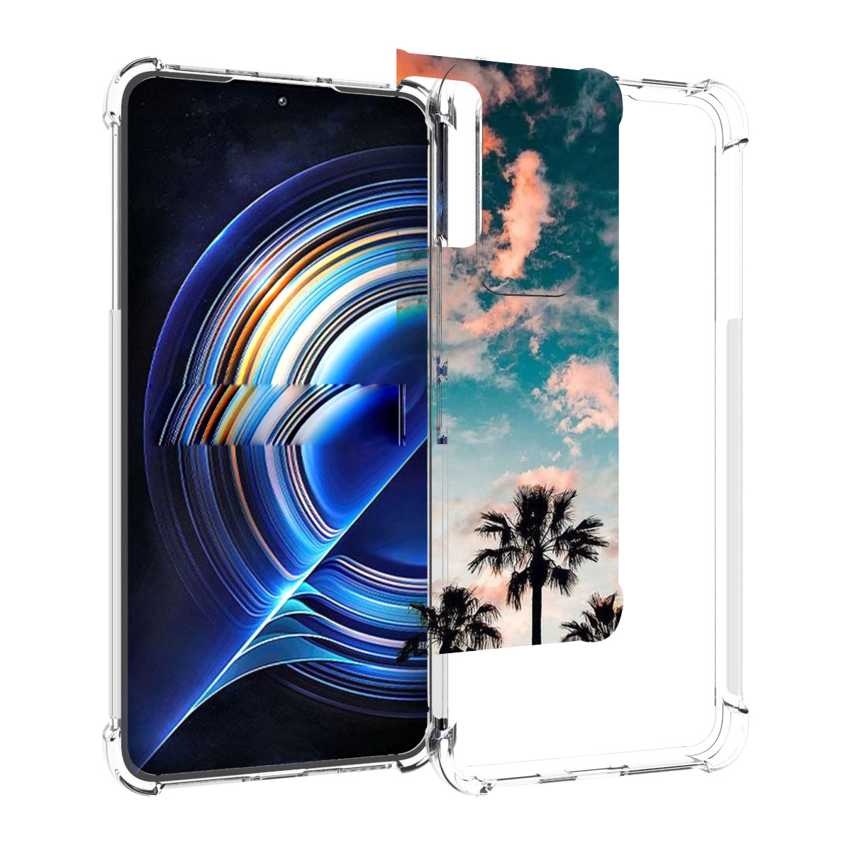 

Чехол MyPads небо-с-пальмами для Tecno Camon 19 Neo, Прозрачный, Tocco
