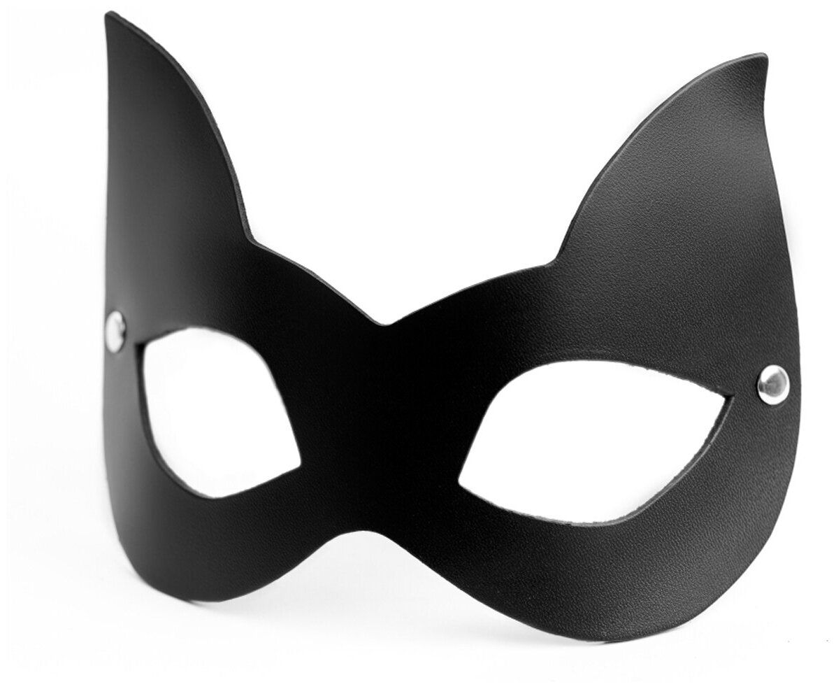 Маска с ушками BDSM Арсенал Lady's Arsenal Black