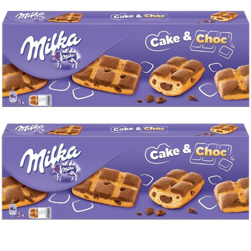 Печенье Milka Cake & Choc Cookies, 175 г х 2 шт