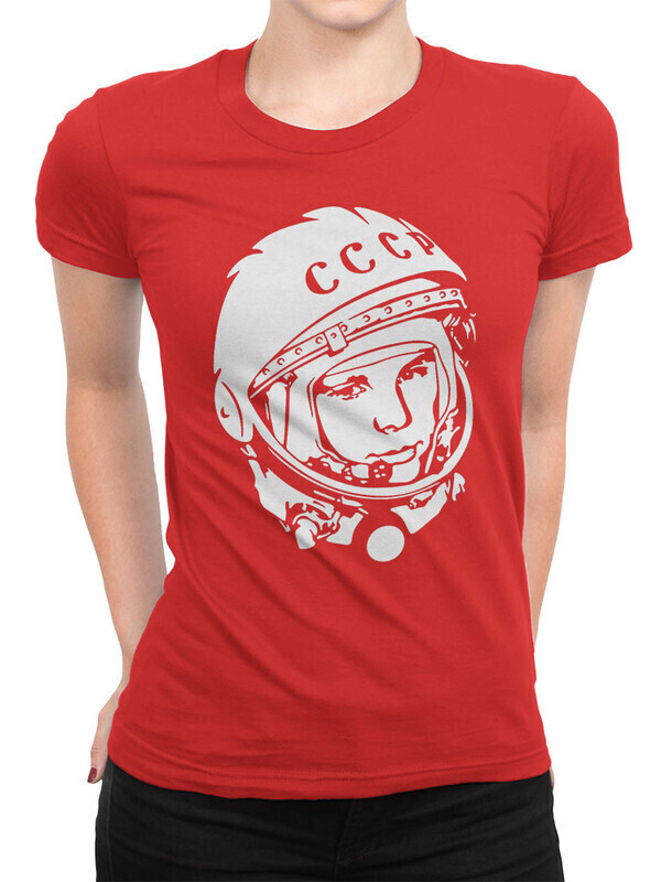 

Футболка женская Dream Shirts Юрий Гагарин Женская 50008561 красная XS, Юрий Гагарин Женская 50008561