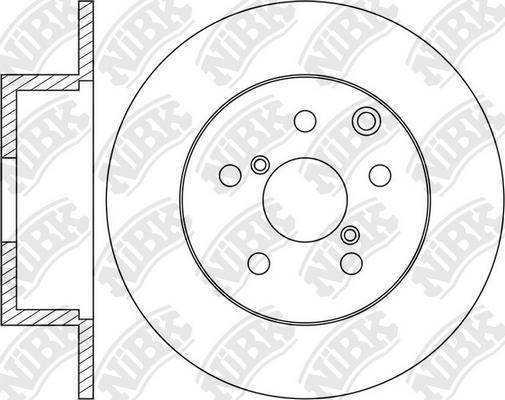 

Тормозный колодки NiBK задний для Subaru Forester IV 12-, XV 11- 274 мм RN1659