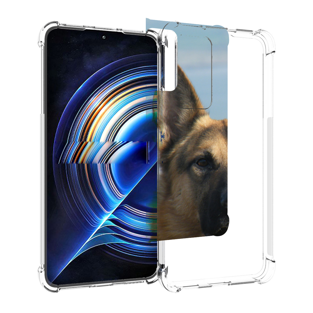 

Чехол MyPads немецкая овчарка для Tecno Camon 19 Neo, Прозрачный, Tocco