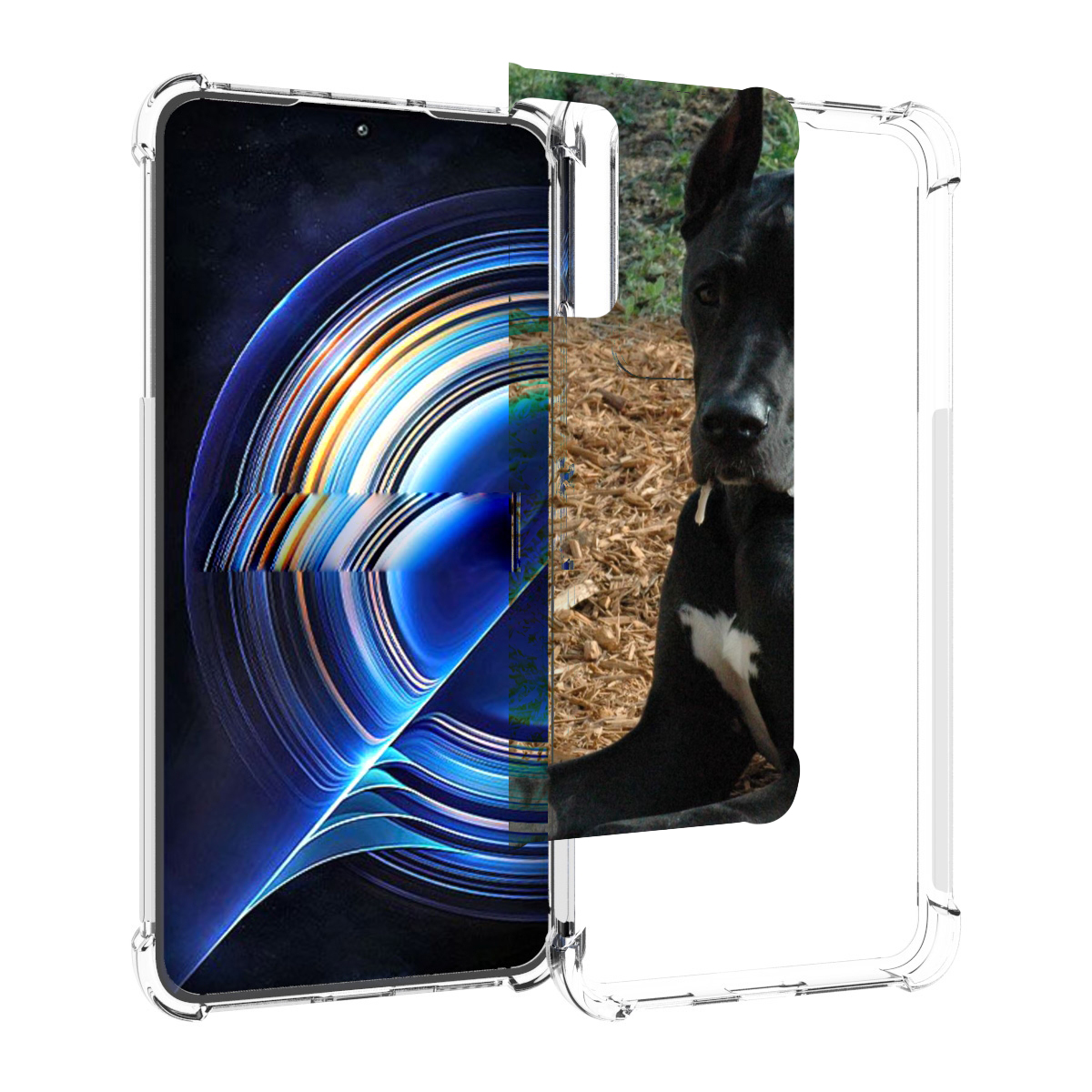 

Чехол MyPads немецкии дог для Tecno Camon 19 Neo, Прозрачный, Tocco