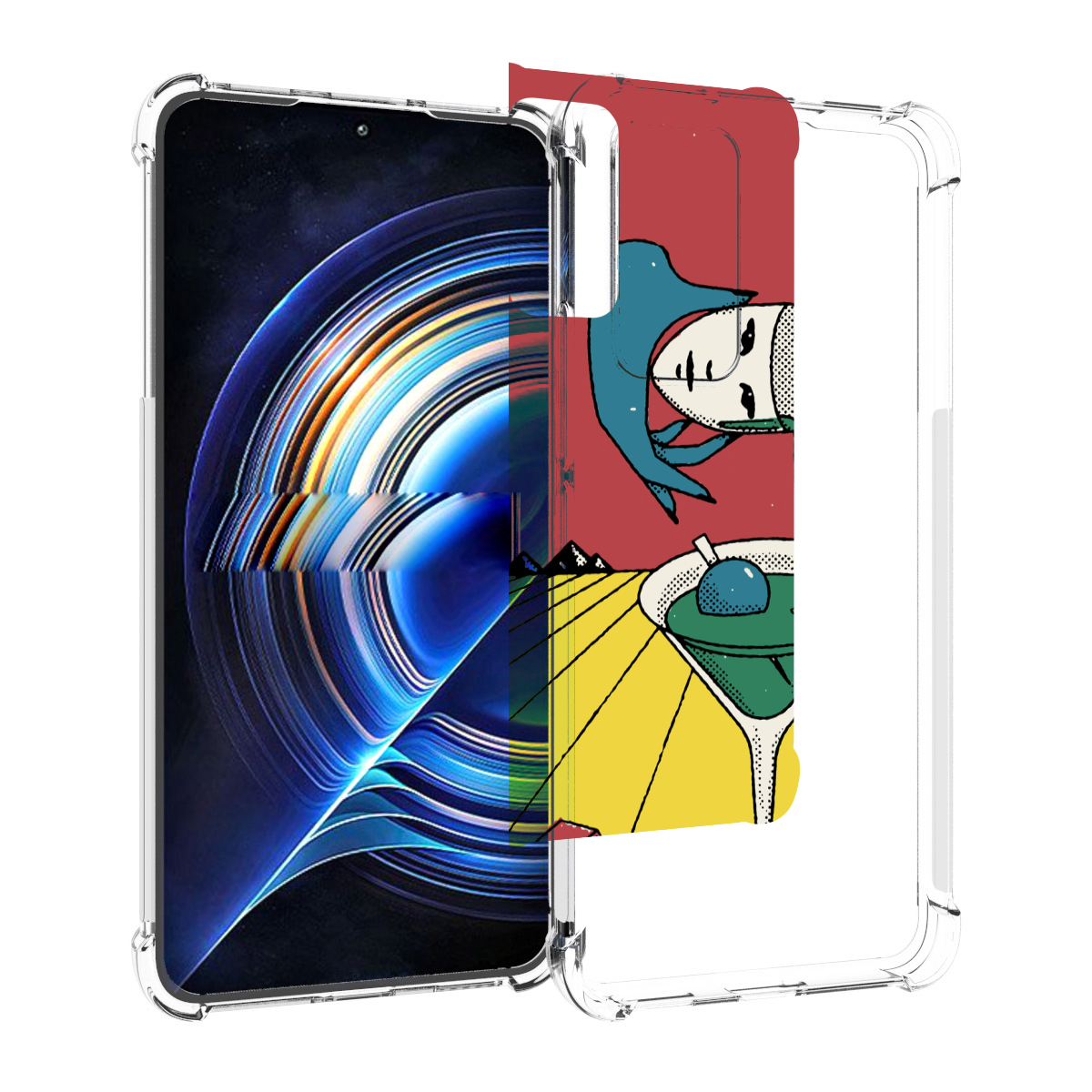 

Чехол MyPads необычный напиток для Tecno Camon 19 Neo, Прозрачный, Tocco