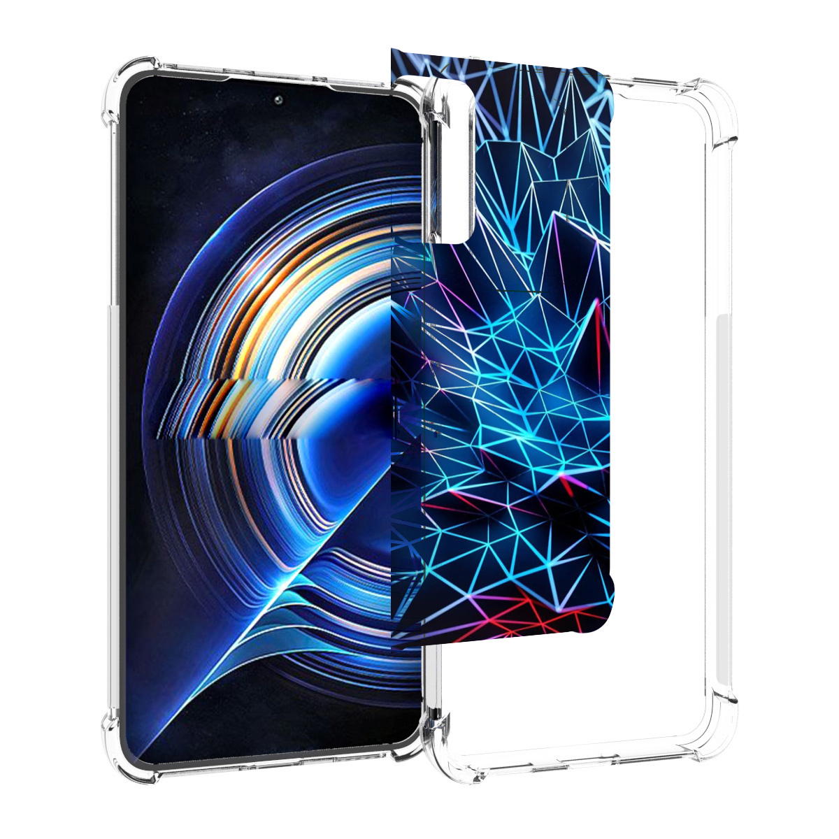 

Чехол MyPads неоновая-абстракция для Tecno Camon 19 Neo, Прозрачный, Tocco