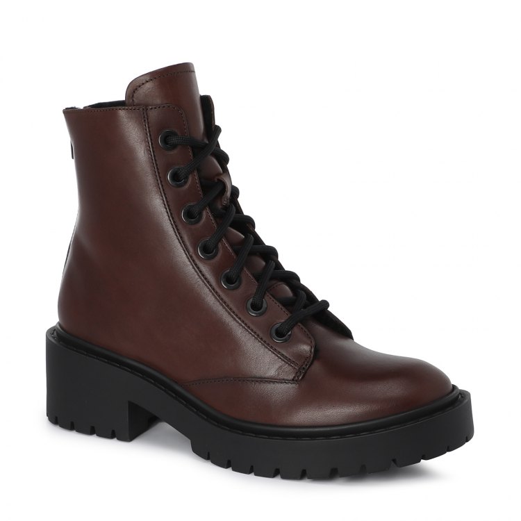 фото Женские ботинки kenzo pike lace up boots bt341 цв. темно-коричневый 41 eu