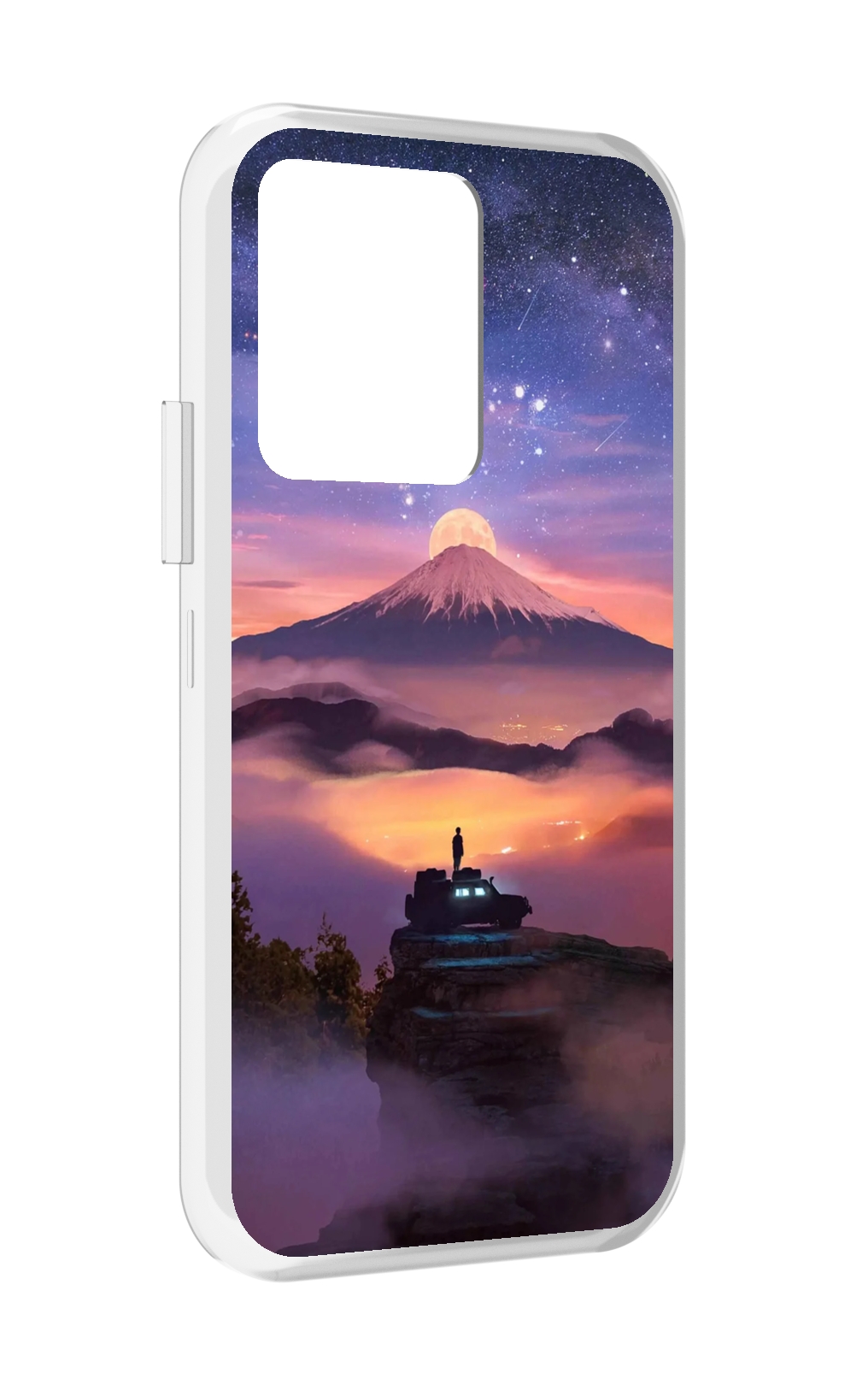 

Чехол MyPads ночь-в-горах для Vivo iQOO 10, Прозрачный, Tocco
