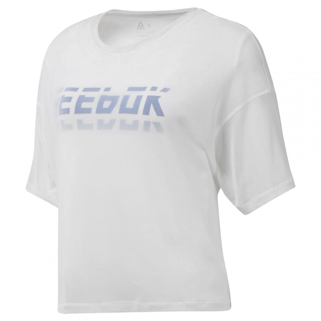 Футболка Reebok для женщин, DP6670, White, размер M