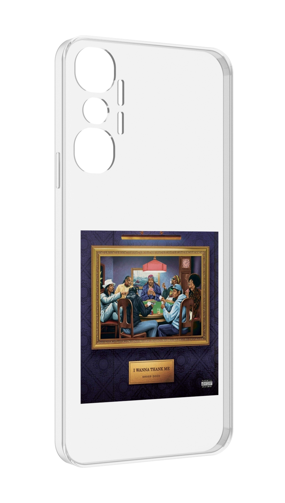 

Чехол MyPads Snoop Dogg WANNA THANK ME для Infinix Hot 20 4G, Прозрачный, Tocco