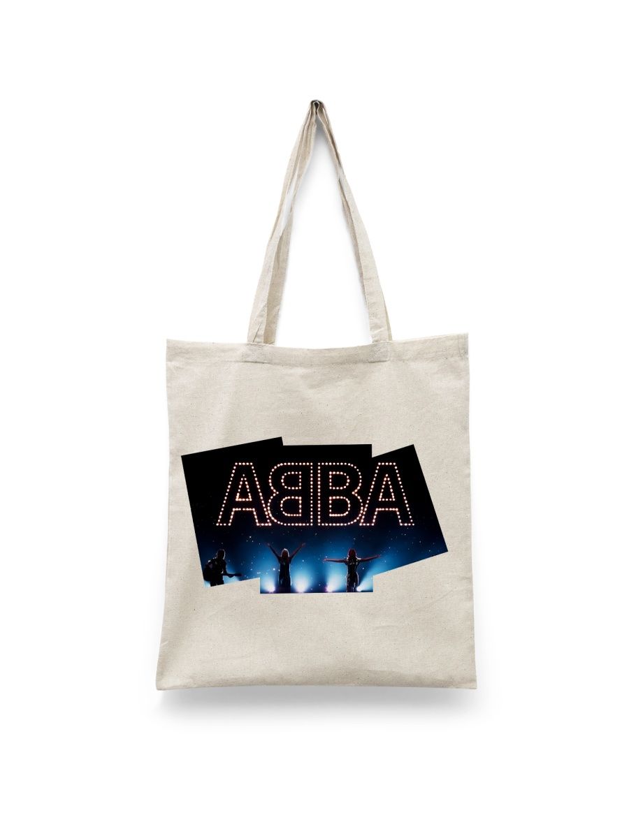 

Шоппер унисекс Каждому Своё Abba/Абба/Группа MGAB9, белый, Abba/Абба/Группа MGAB9