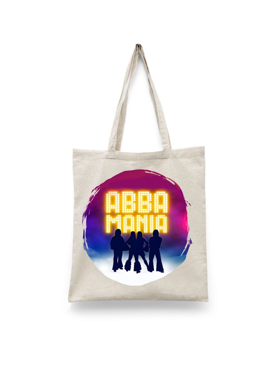 

Шоппер унисекс Каждому Своё Abba/Абба/Группа MGAB10, белый, Abba/Абба/Группа MGAB10
