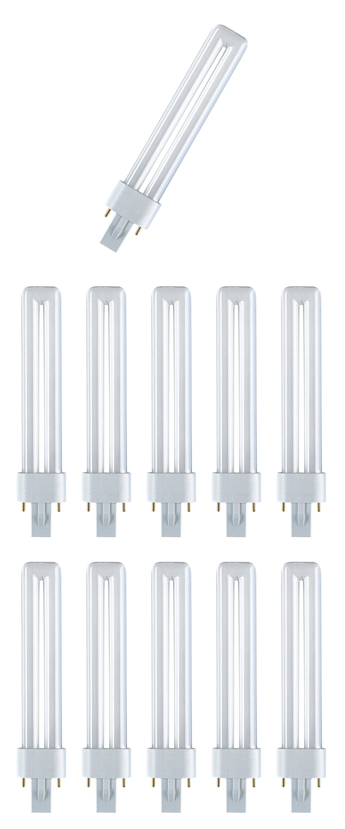 

Лампа люминесцентная Osram DULUX S 11W/21-840 G23 холодный белый OSRAM, упак. 10шт, DULUX S 11W/21-840 G23 OSRAM