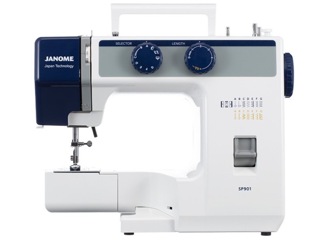 Швейная машина Janome SP 901 белый машина стиральная бирюса wm sl1014 15 m с функцией обработки паром металлик