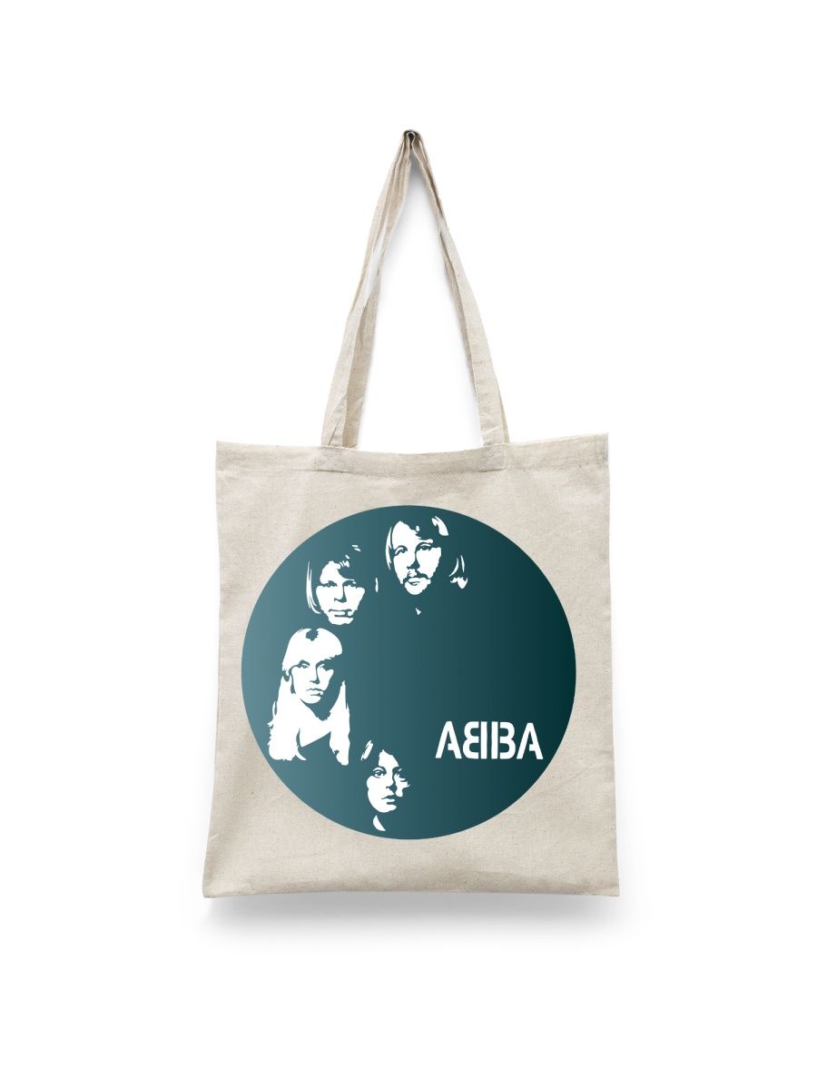 

Шоппер унисекс Каждому Своё Abba/Абба/Группа MGAB4, белый, Abba/Абба/Группа MGAB4