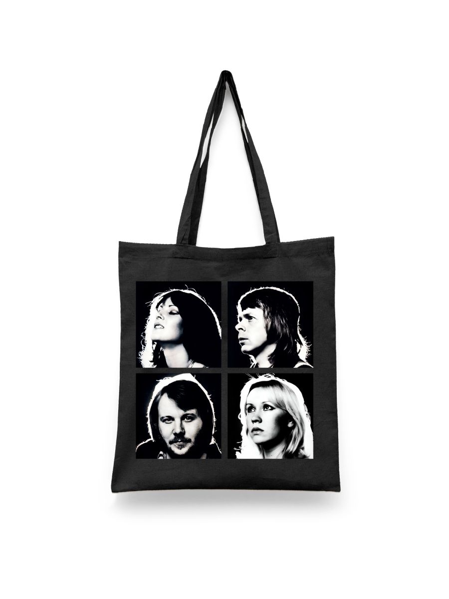 

Шоппер унисекс Каждому Своё Abba/Абба/Группа MGAB2, черный, Abba/Абба/Группа MGAB2