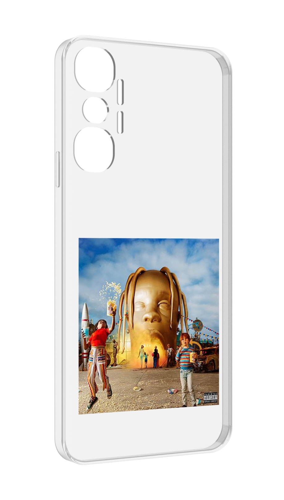 

Чехол MyPads Travis Scott - Astroworld для Infinix Hot 20 4G, Прозрачный, Tocco