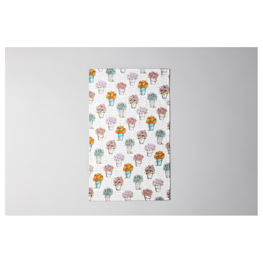 

Полотенце кухонное Kay Dee Designs Жить просто. Цветы 40х66 см, двустороннее, хлопок