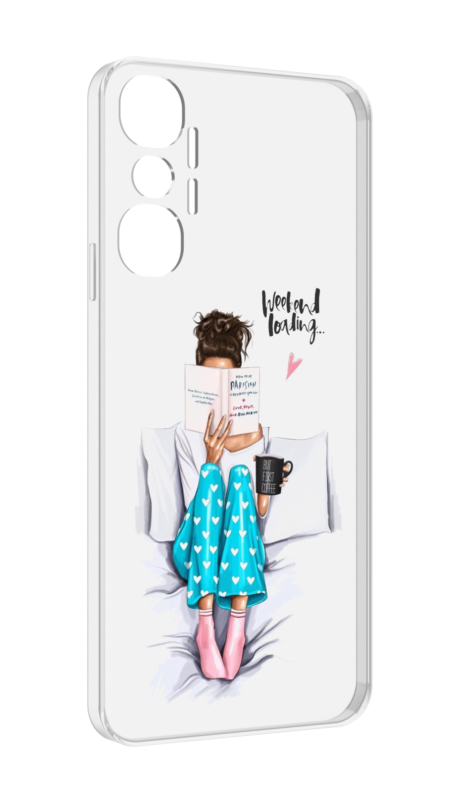 

Чехол MyPads Weekend-loading для Infinix Hot 20 4G, Прозрачный, Tocco