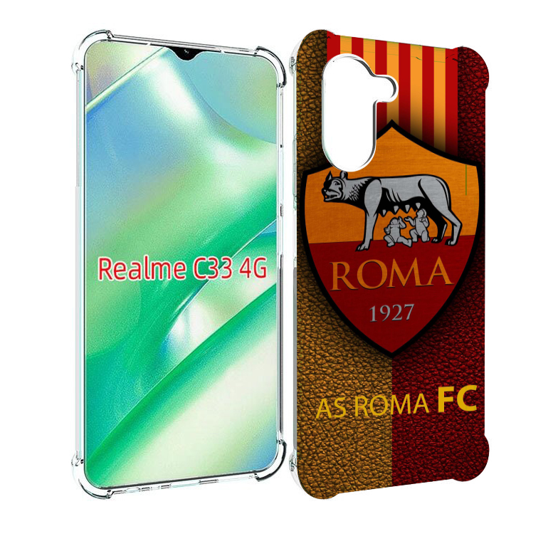 

Чехол MyPads фк рома для Realme C33 4G, Прозрачный, Tocco