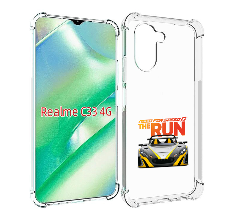 

Чехол MyPads гонка для Realme C33 4G, Прозрачный, Tocco