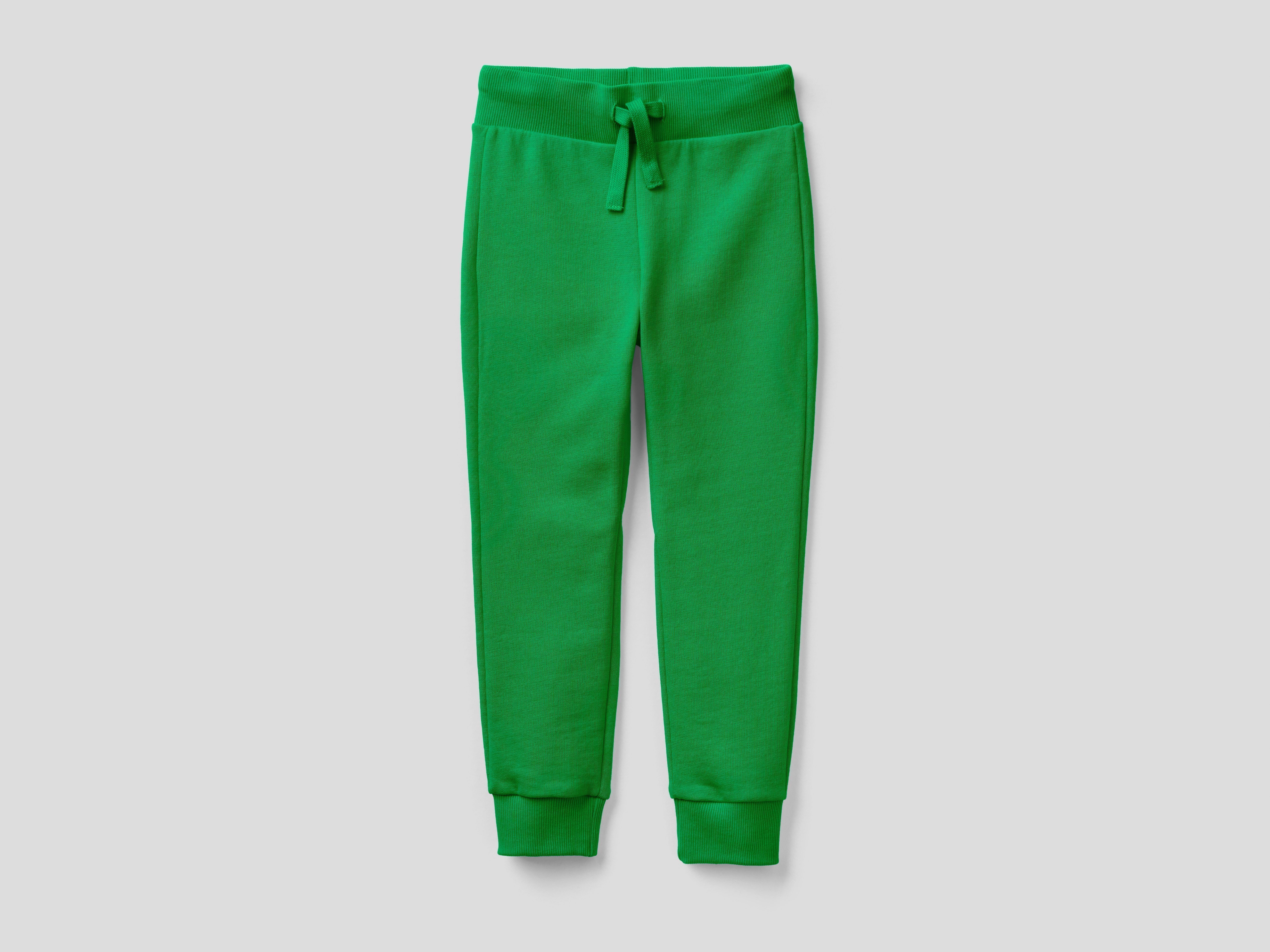 фото Брюки для мальчиков benetton цв. зеленый р.158 united colors of benetton