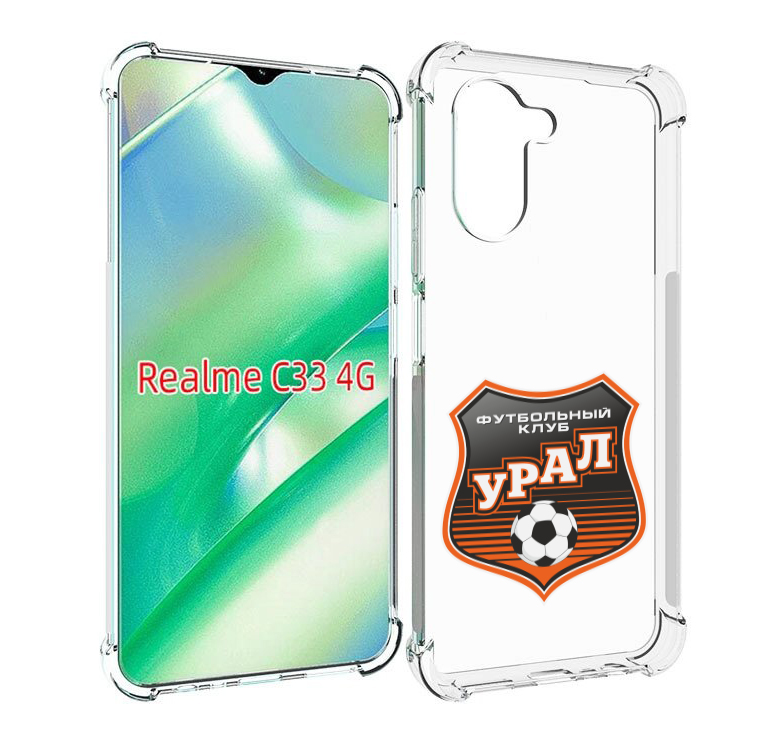 

Чехол MyPads фк урал мужской для Realme C33 4G, Прозрачный, Tocco