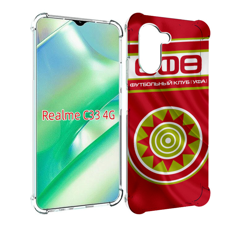 

Чехол MyPads фк уфа для Realme C33 4G, Прозрачный, Tocco