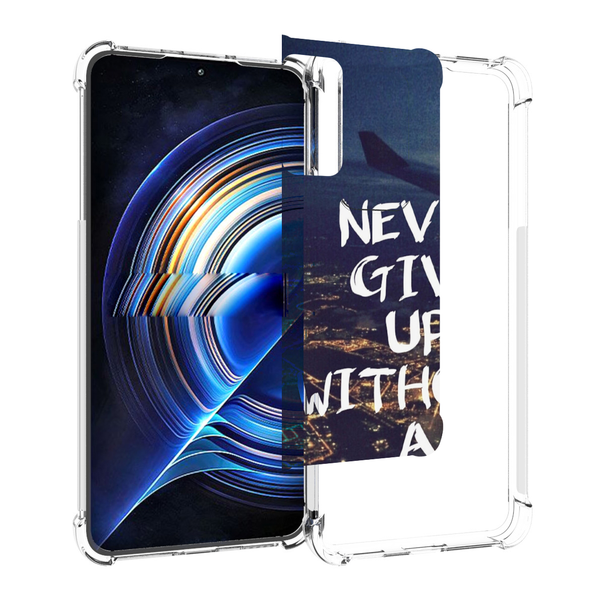 

Чехол MyPads никогда не сдавайся без боя для Tecno Camon 19 Neo, Прозрачный, Tocco