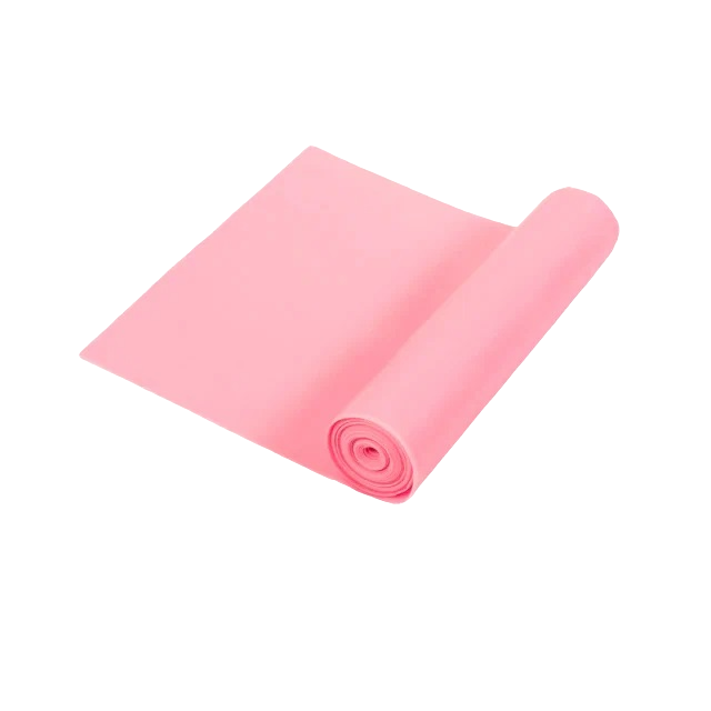 Эспандер резиновый Rekoy ленточный, розовый, 1.5 м