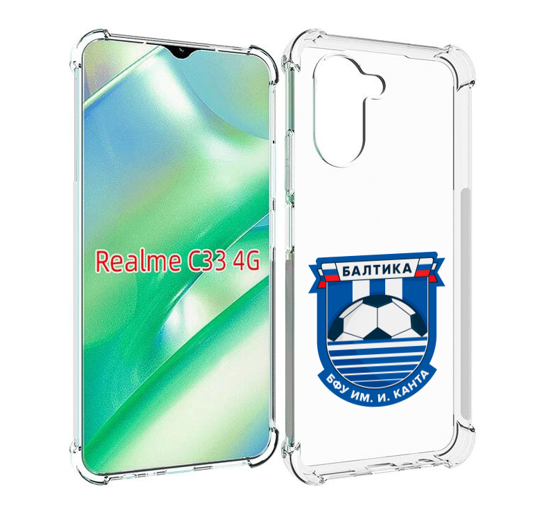 

Чехол MyPads фк-балтика-2 для Realme C33 4G, Прозрачный, Tocco