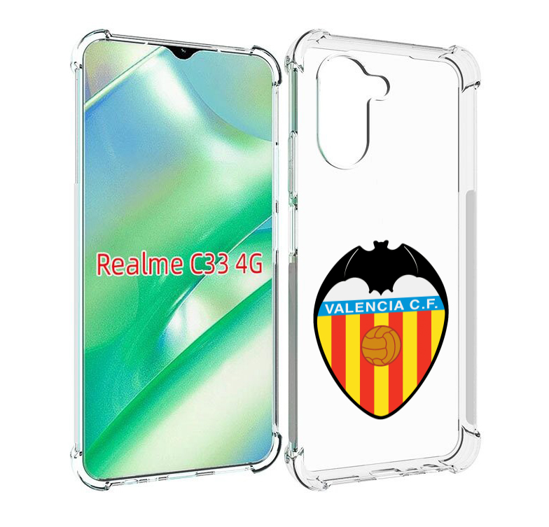 

Чехол MyPads фк-валенсия-2 для Realme C33 4G, Прозрачный, Tocco