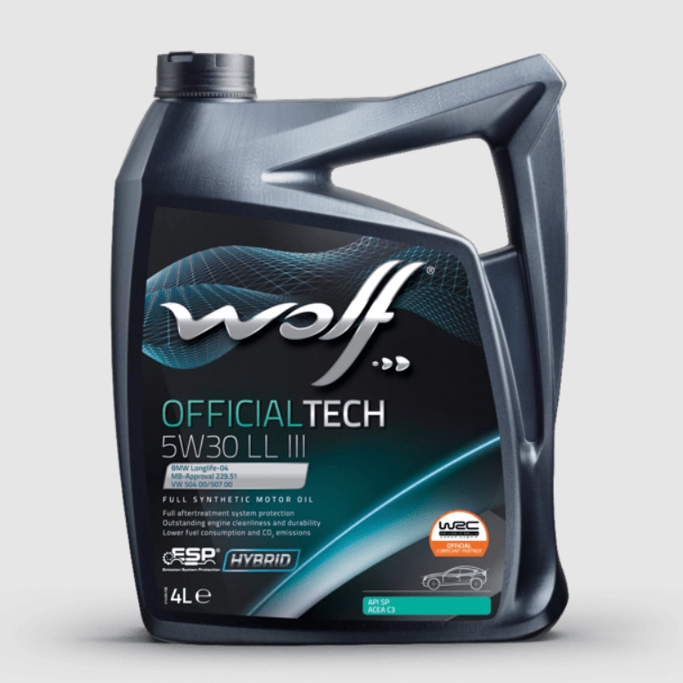 

WOLF OIL Масло WOLF OFFICIALTECH 5W30 LL III 4L