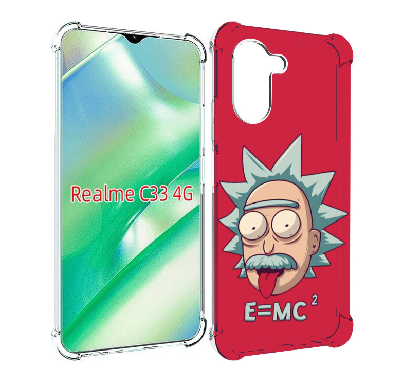 

Чехол MyPads формула энергии для Realme C33 4G, Прозрачный, Tocco