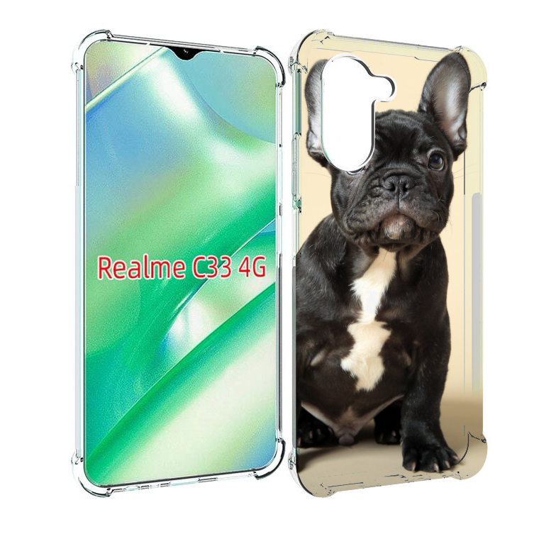 

Чехол MyPads французскии бульдог для Realme C33 4G, Прозрачный, Tocco