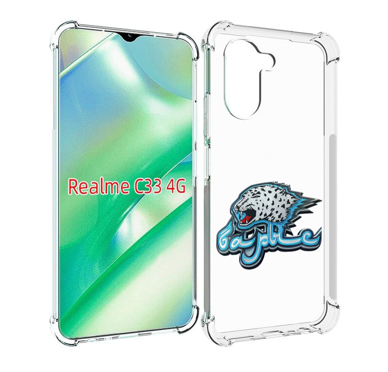

Чехол MyPads хк барыс нур-султан копия для Realme C33 4G, Прозрачный, Tocco