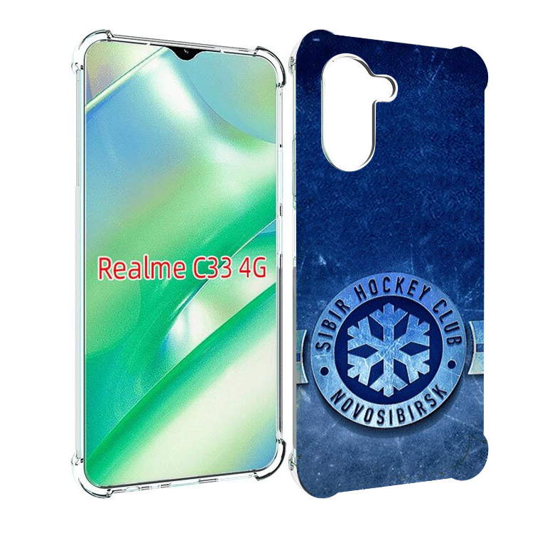 

Чехол MyPads хк сибирь новосибирск мужской для Realme C33 4G, Прозрачный, Tocco