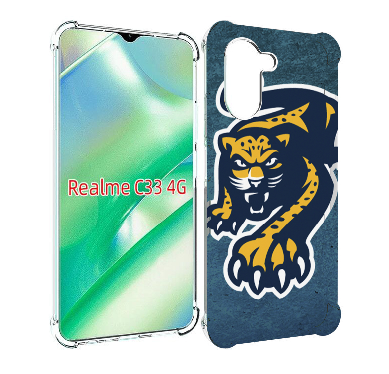 

Чехол MyPads хк сочи хоккеи для Realme C33 4G, Прозрачный, Tocco