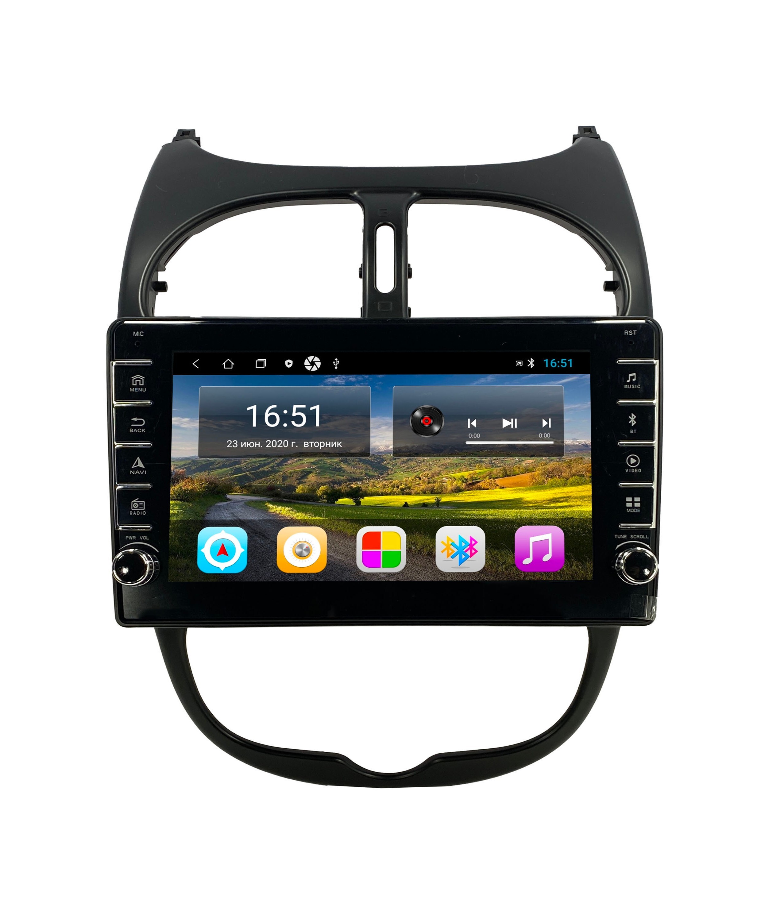 Автомагнитола ANDROID Peugeot 206 1998-2012 Android 12 232GB с крутилками Мультируль 2197200₽